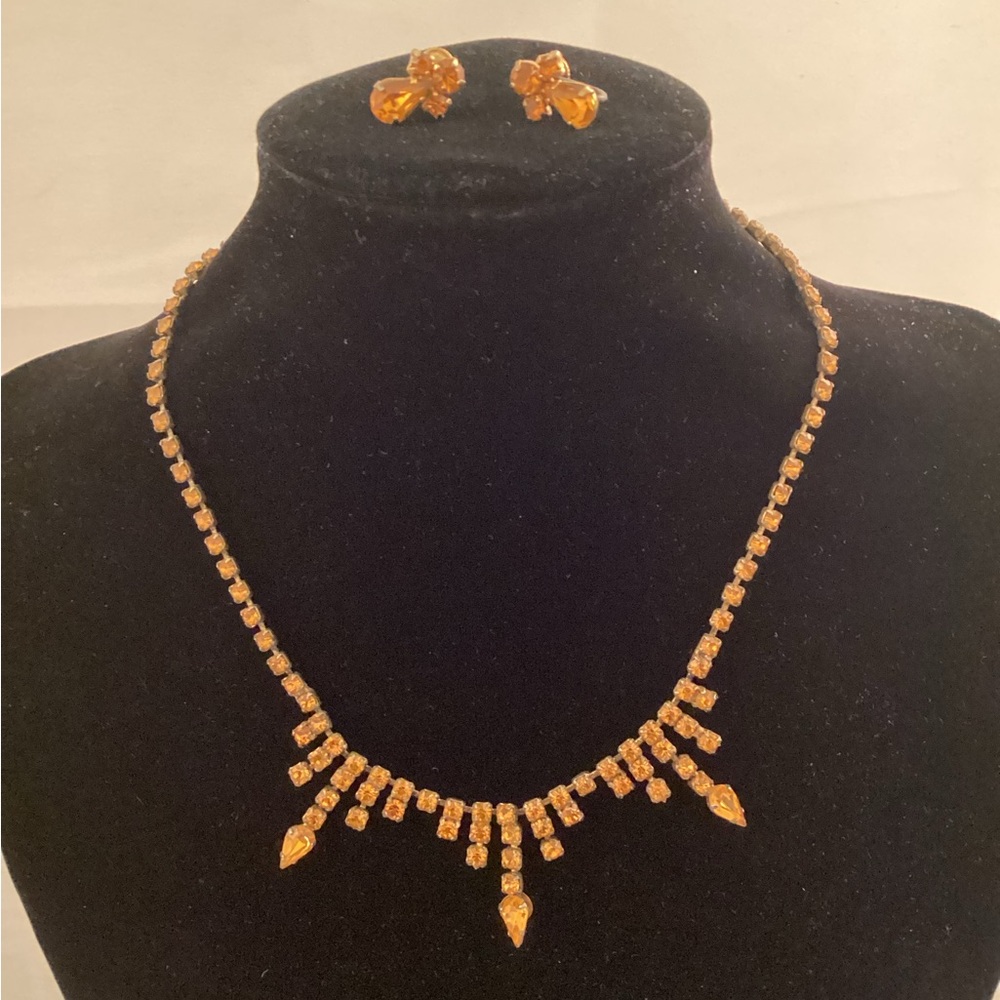 Jay Flex Sterling necklace and screw back earrings set